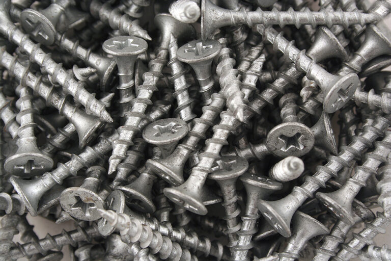 Silver Screws background texture